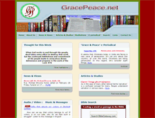 Tablet Screenshot of gracepeace.net